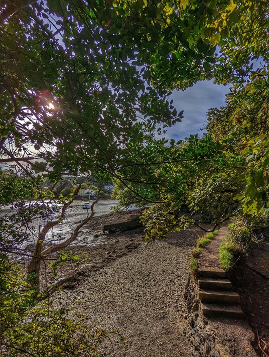 Footpath at Mylor Creek