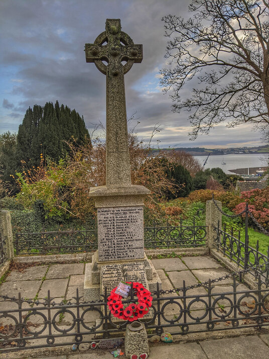 Memorial Cross at Mylor
