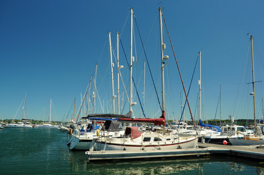Yachts at Mylor
