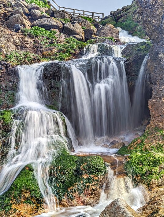 Waterfall at Nanjizal