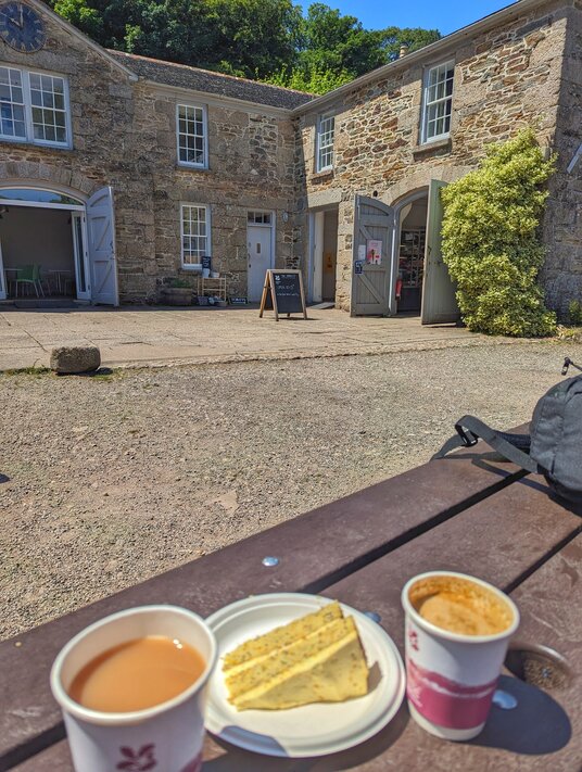 Refreshments at the National Trust cafe