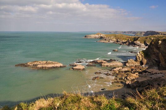 Coastline looking North from Newquay