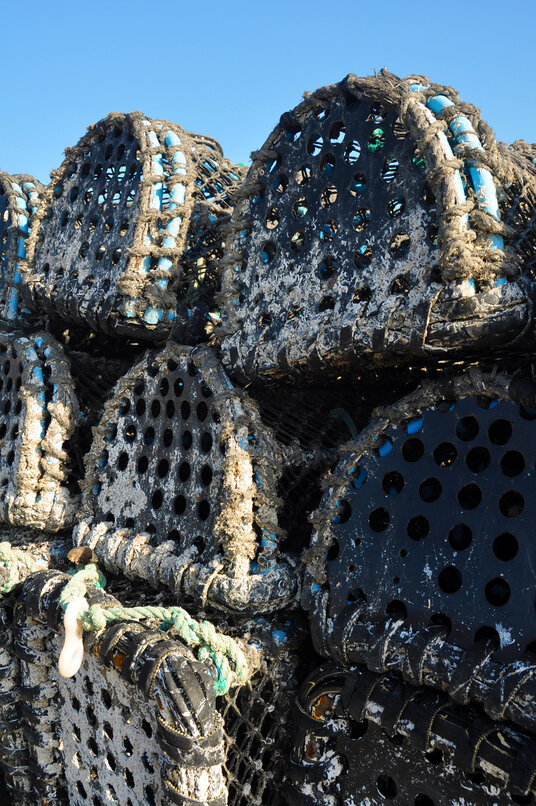 Lobster Pots at Newquay Harbour