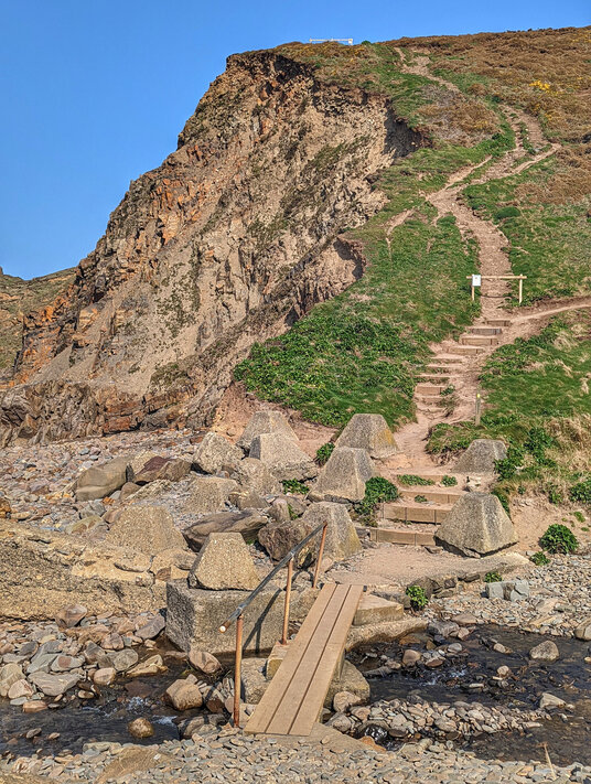 Coast Path from Northcott Mouth