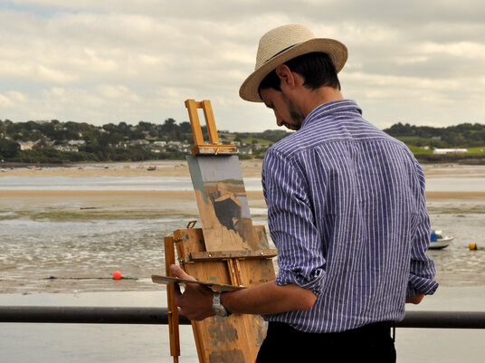 Artist at Padstow