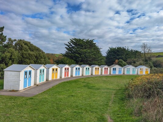 Huts at Par Beach