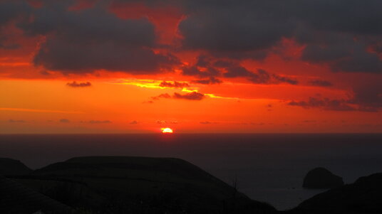Sunset from Trewarmett