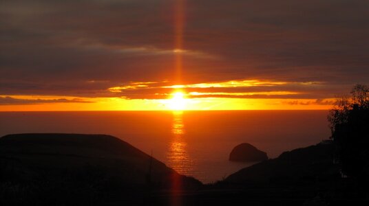 Sunset from Trewarmett