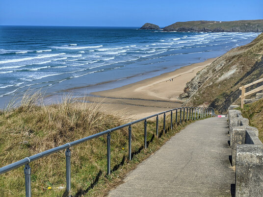 Ramp to Perran Sands