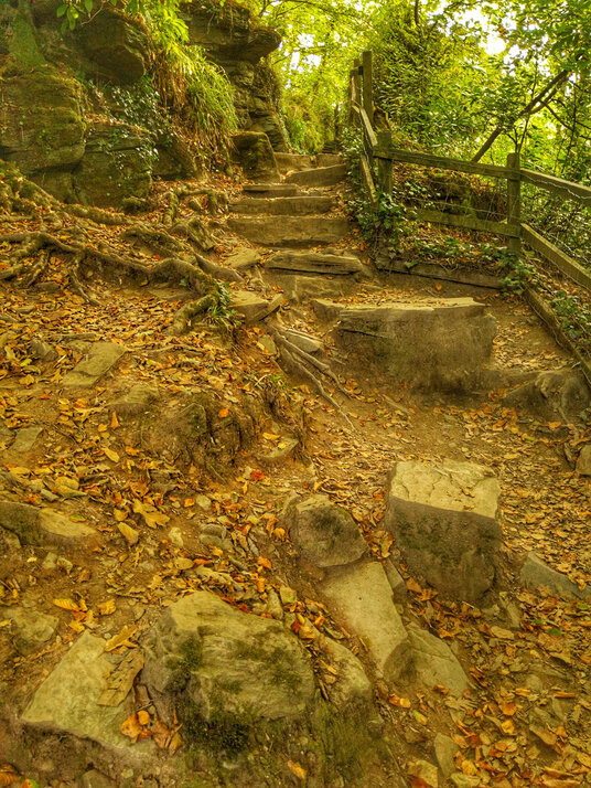 Path to St Nectan's Glen