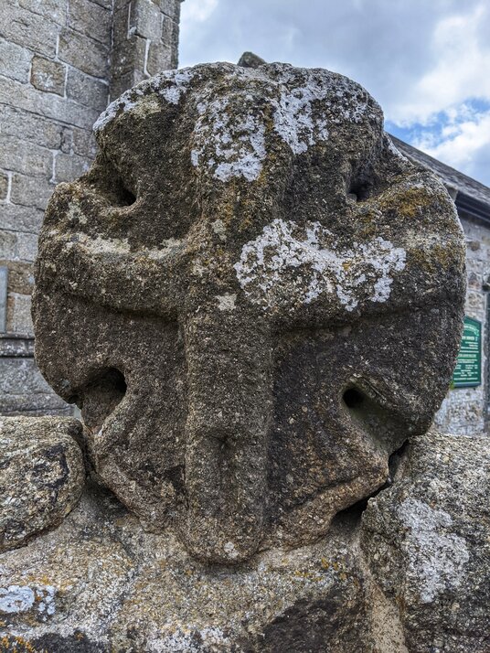 Cross head at Paul churchyard
