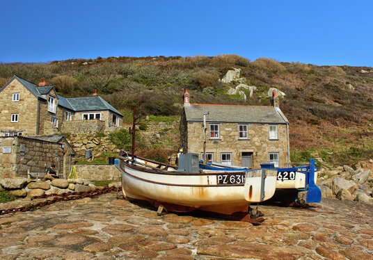Boats at Penberth Cove