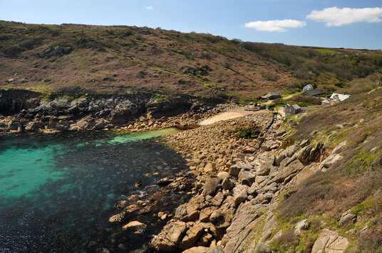 View over Penberth Cove