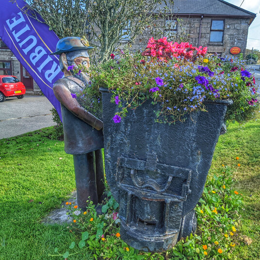 Mine cart at Pendeen