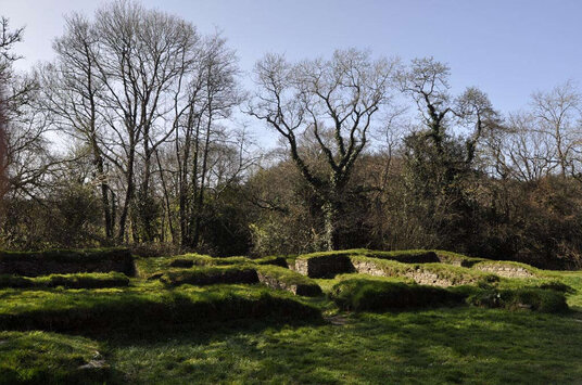 Remains of the manor at Penhallam