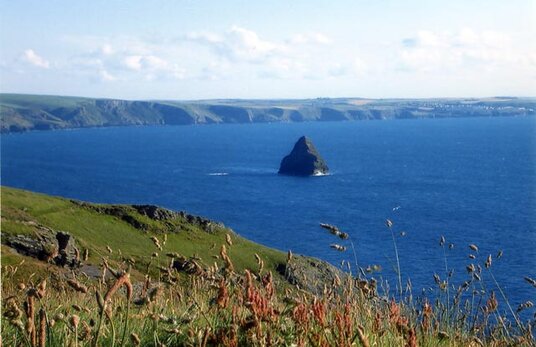 View back to Gull Rock