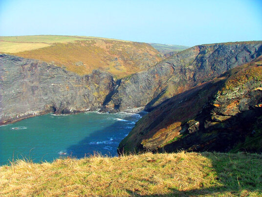 The cliffs at Pentargon