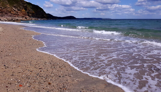 Pentewan beach