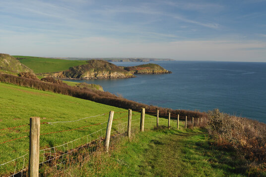Coast path from Pentewan