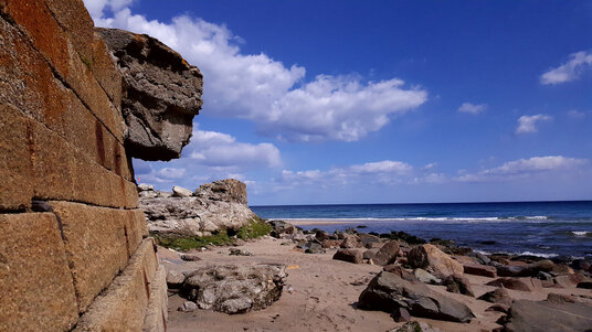 Remains of the quay at Pentewan