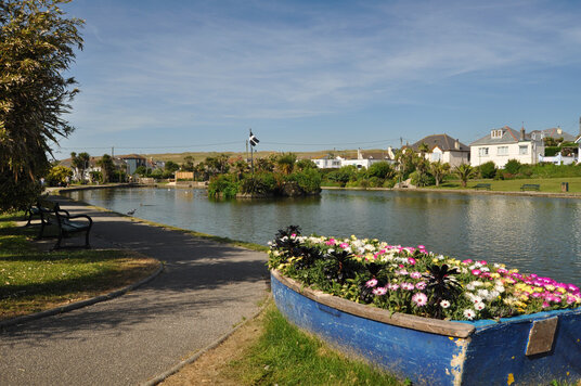 Perranporth Boating Lake