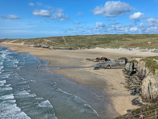 Perranporth beach