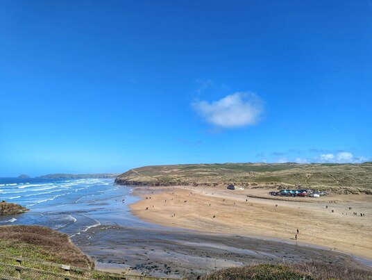 Perranporth beach