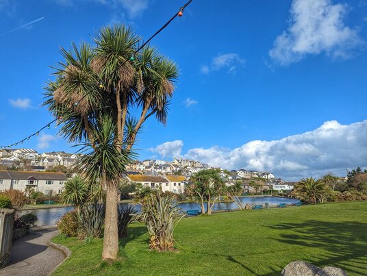 Perranporth boating lake