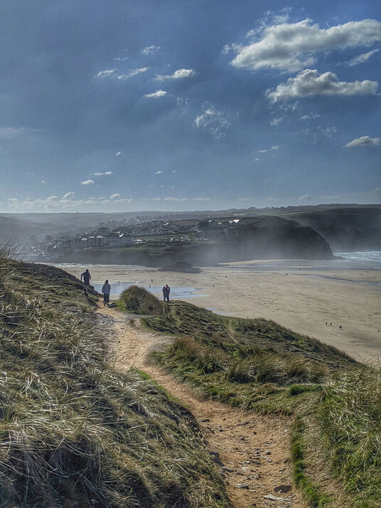 Coast path to Perranporth