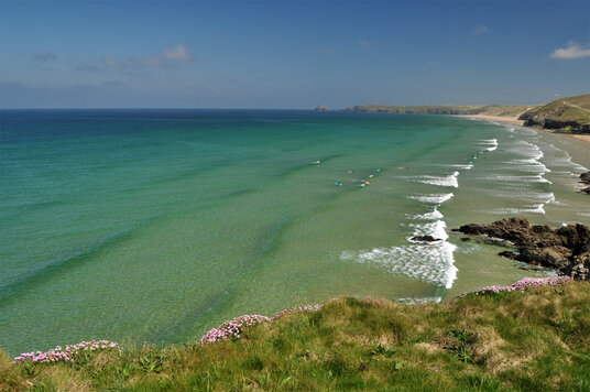 View along the coast from Droskyn Point