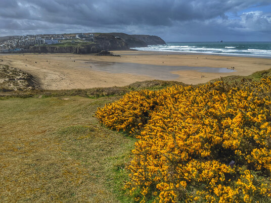 Perranporth beach