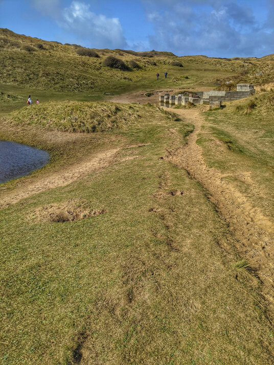Path to St Piran's Oratory