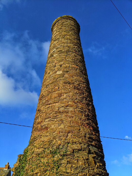 Polberro Mine chimney
