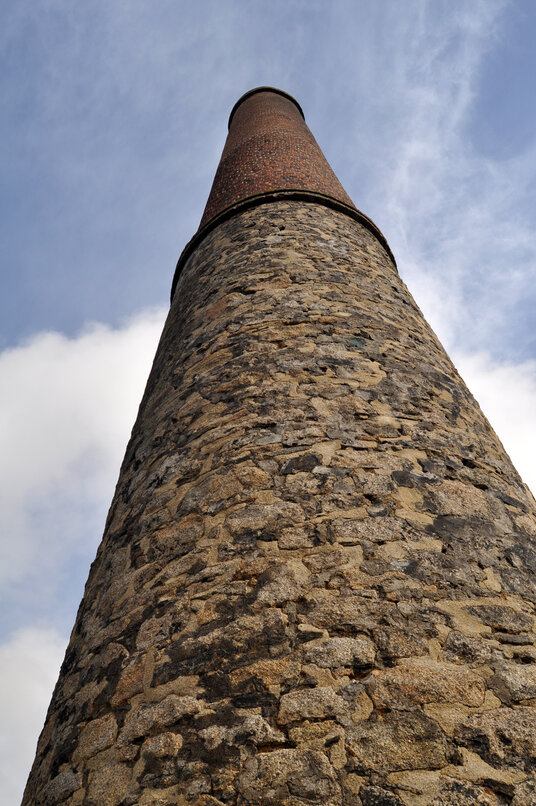 Chimney at Poldice Mine