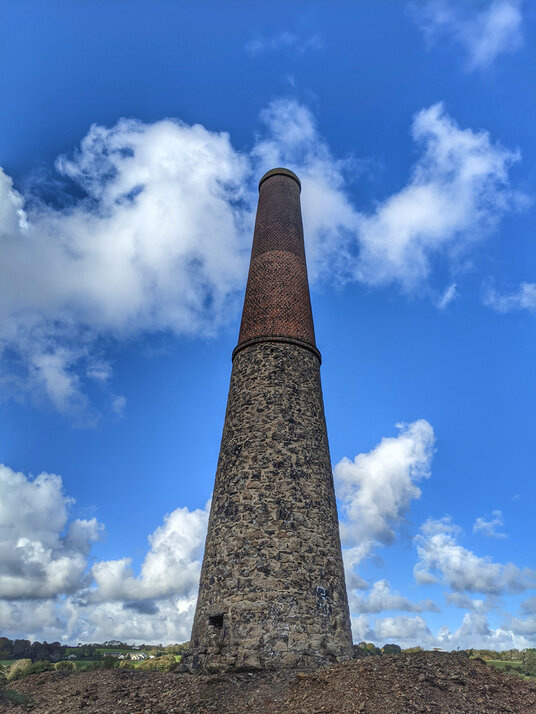 Remains of Poldice Mine