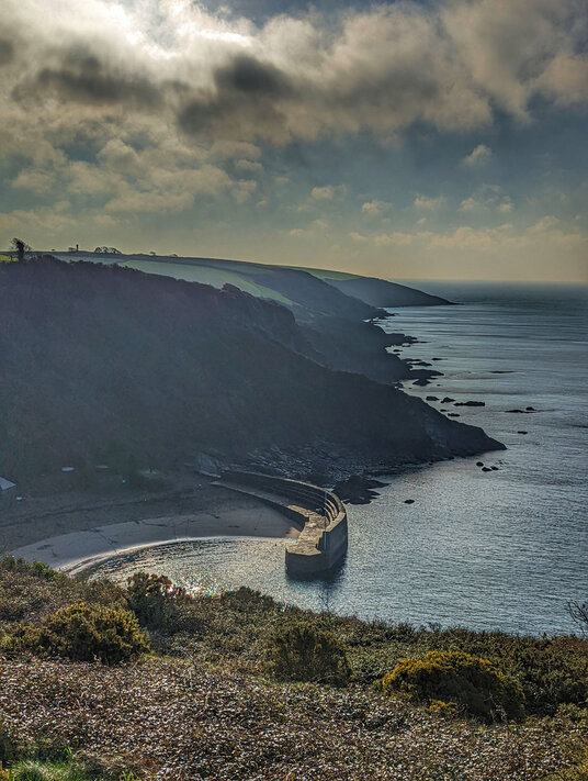 Polkerris from above