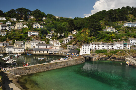 View into Polperro Harbour