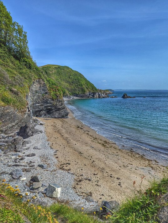 Polstreath Beach