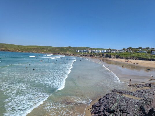 Polzeath beach