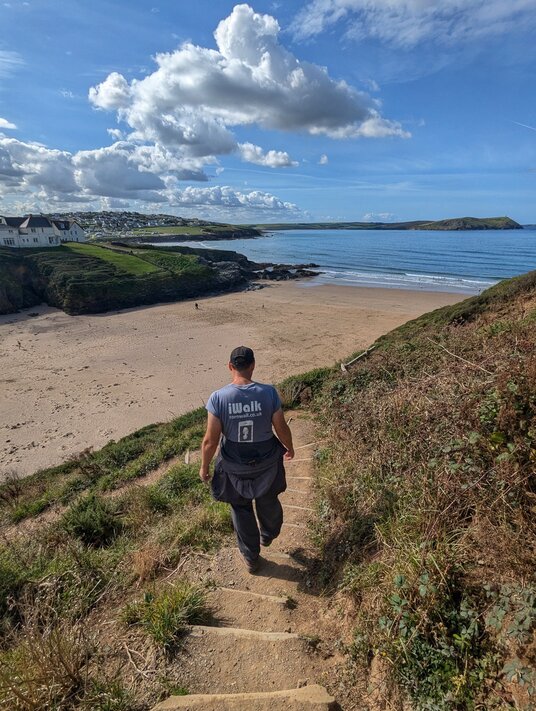 Coast path to Polzeath