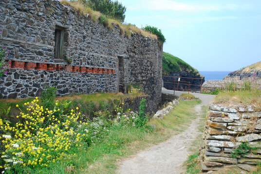Pilchard sheds at Port Quin