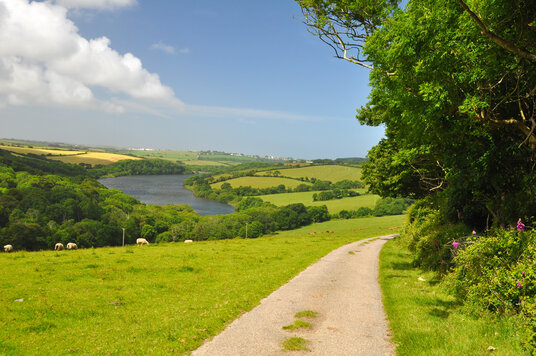 View over Porth Reservoir