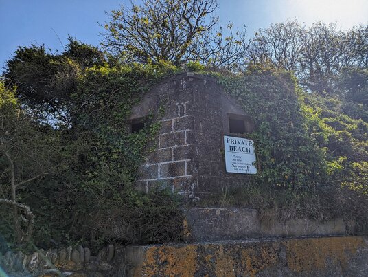 WW2 Pillbox at Porth Saxon