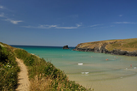 Coast path at Porthcothan