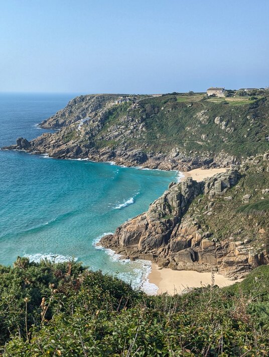 Coastline at Porthcurno