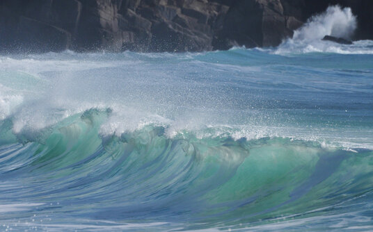 Waves at Porthcurno