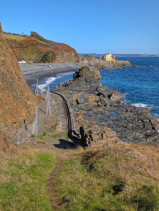 Coast path from Porthkerris
