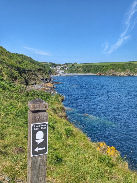 New section of coast path