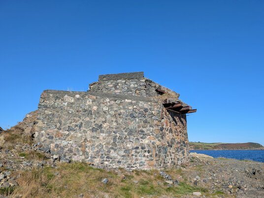Remains of the tramway near Porthkerris