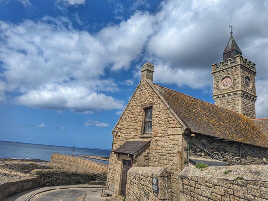 Porthleven clock tower